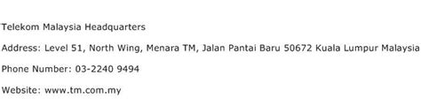 How To Contact Telekom Malaysia .